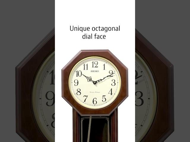 Octagonal Pendulum Clocks | QXH076B | Seiko Clocks