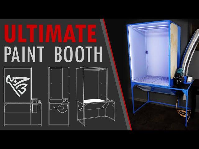 ULTIMATE SPRAY PAINTING BOOTH: Perfect for Airbrushing!