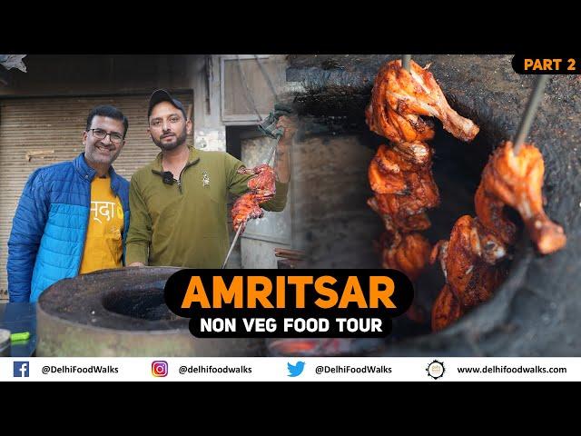 Insane AMRITSAR NON VEG FOOD Tour l Beera, Billa & Charming CHICKEN + Makhan FISH +  GOAT Brain Fry