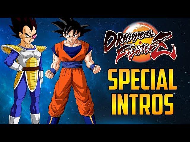 DBFZ ▰ Base Goku / Vegeta Special Intros, Dialogue & Dramatic Finish 【Dragon Ball FighterZ】