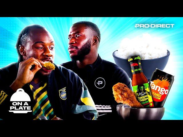  JAMAICAN OR BRITISH FOOD?  WEST HAM'S MICHAIL ANTONIO & HARRY PINERO 'ON A PLATE' ️