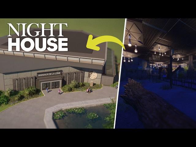Realistic NIGHT House: Les Animaux de la Lune Planet Zoo