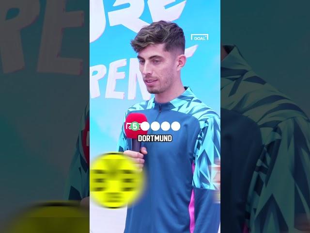 KAI HAVERTZ vs the 54321 FOOTBALL QUIZ  #shorts