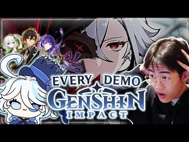 Anime Fans React To EVERY Genshin Impact Character Demo (4.8)