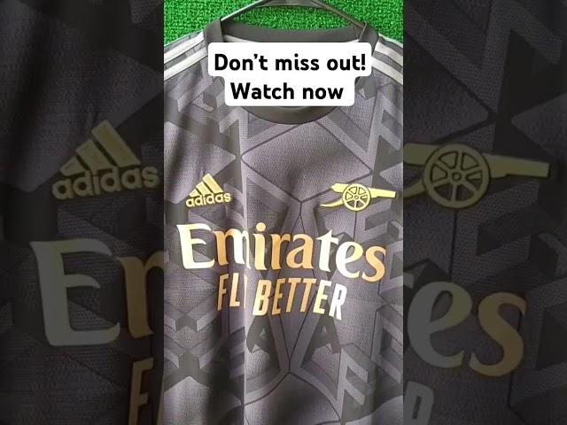 Check out our latest video! Arsenal 2022/2023 Away jersey #football #soccer #futbol