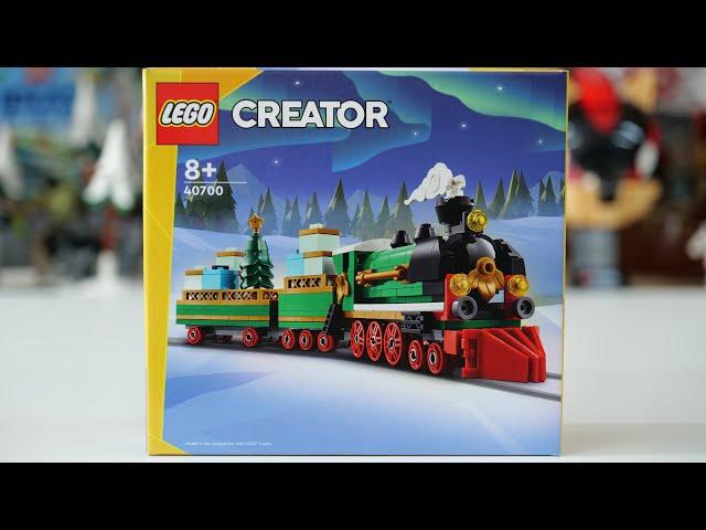 LEGO Creator 40700 Winter Holiday Train - LEGO Speed Build Review