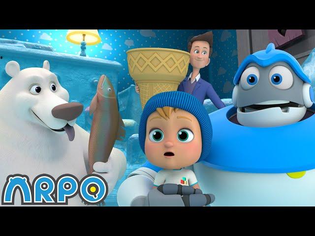 Frozen House!  | ARPO The Robot | Funny Kids Cartoons | Kids TV Full Episode Compilation