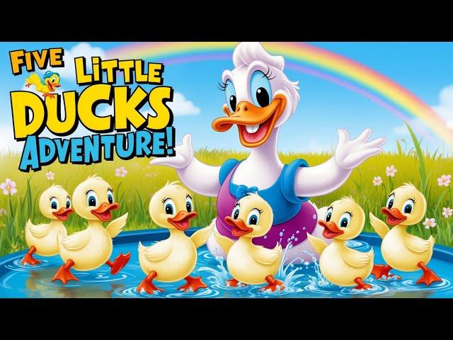 Five Little Ducks Adventure | Fun Nursery Rhymes for Kids five little duck