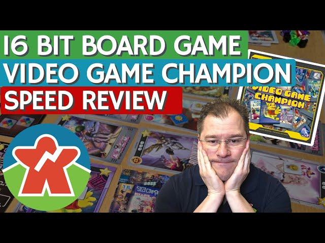 Video Game Champion - Board Game Review - 16 Bit Board Game