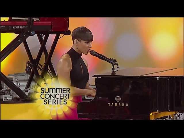 Alicia Keys ,HD,  Listen To Your Heart & No One , live  Good Morning America ,full,HD 1080p