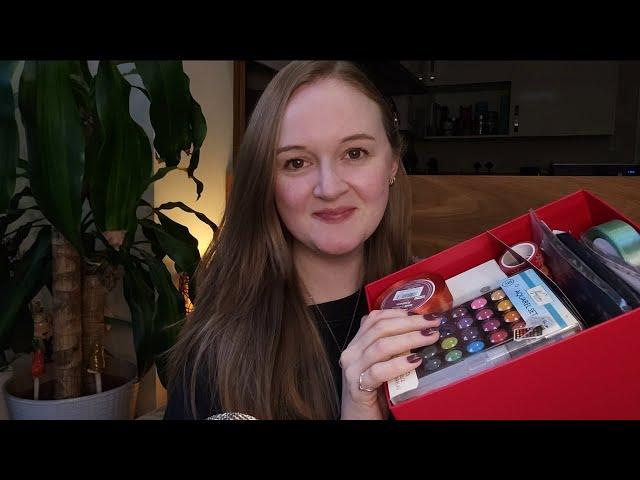 ASMR What I got for Christmas  Stationery Haul