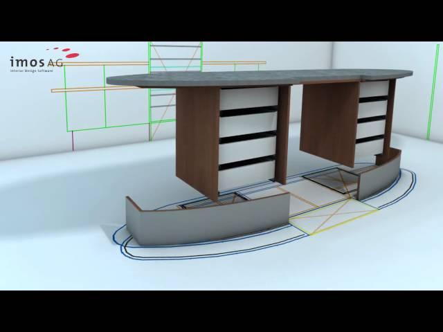 View in HD! imos Object Designer. 3D models from 2D drawings.