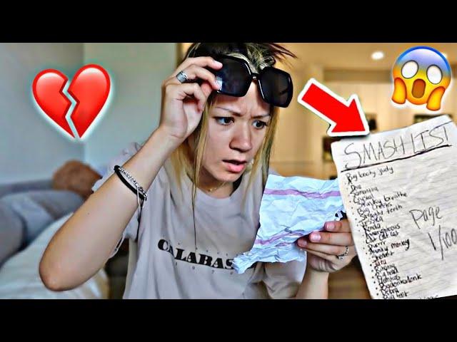 Leaving Out My "SMASH LIST" For My Fiancé To Find... *SHE GOES CRAZY!*