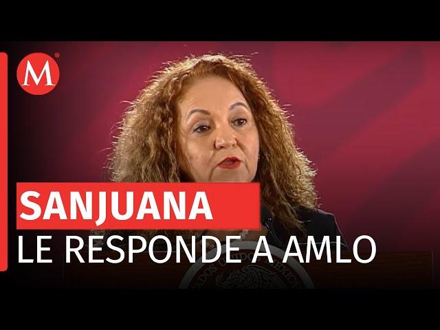 Sanjuana Martínez responde al presidente con anuncio de pruebas y denuncias