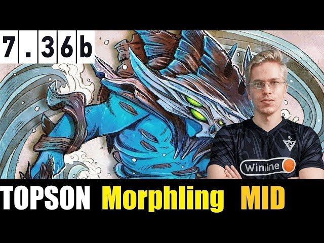  TOPSON [Morphling] MID 7.36B - DOTA 2 HIGHEST MMR MATCH #dota2   #dota2gameplay   #topson