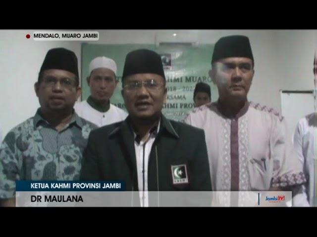 DOKTER MAULANA LANTIK PENGURUS DI MUARO JAMBI