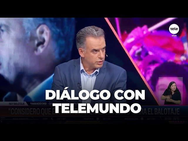 Entrevista completa a Yamandú Orsi en Telemundo