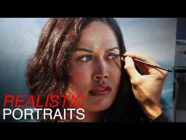 How to paint a portrait - REALISTIC PORTRAIT PAINTING TECHNIQUES in oils