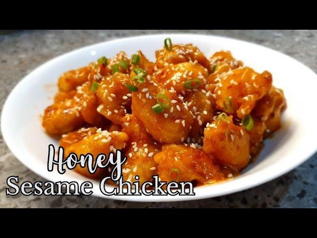 Honey Sesame Chicken | Homemade Honey Sesame Chicken