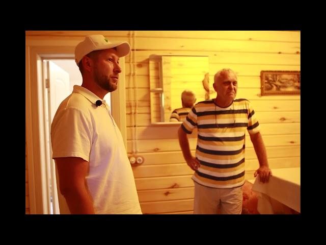 Видеотзыв баня из осины #строительство #дом #ипотека