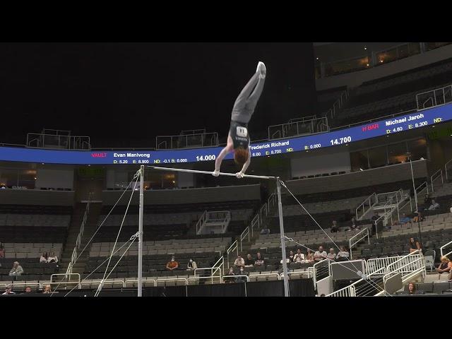 Joshua Karnes -  High Bar - 2023 Xfinity U.S. Championships - Senior Men Day 1