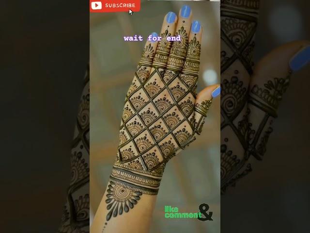 back hand mehndi design just wow#2024 #2025 #hennadesign #youtubeshorts #simple #sorts #viralsong