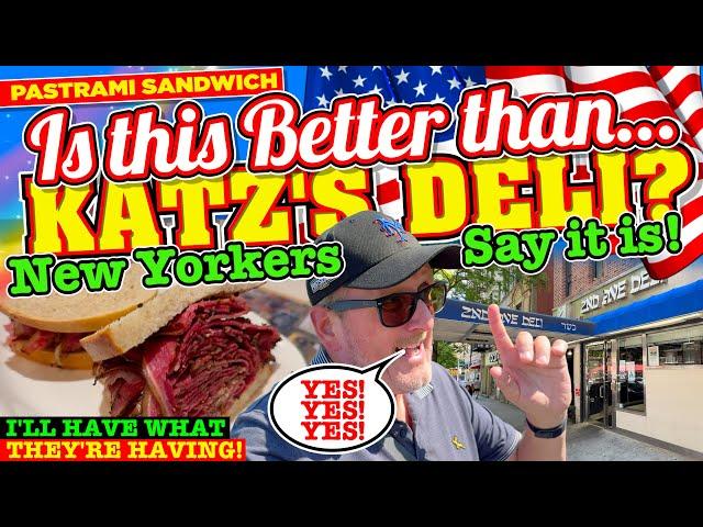 Is this PASTRAMI SANDWICH in New York better than KATZ'S DELI? New Yorkers SAY IT IS!