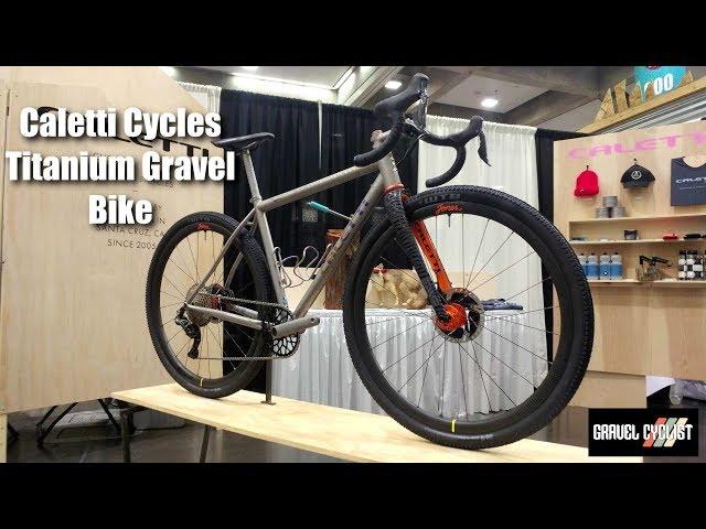 Caletti Cycles Titanium Gravel Bike with Special Finish: NAHBS 2019