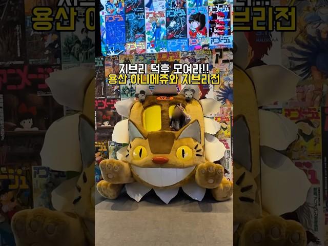 서울 데이트 코스 추천 용산 지브리전시 토토로랑 사진찍기!!