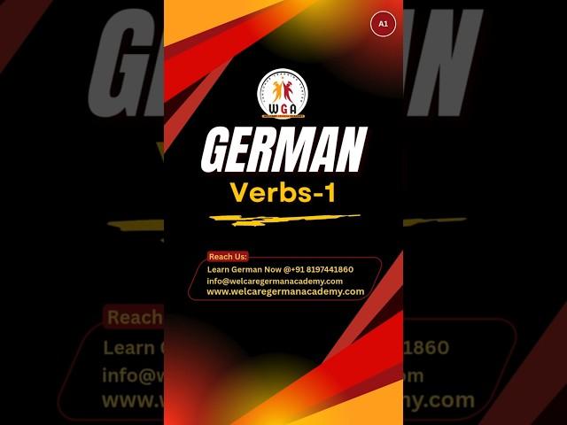 German(Germany) Language Verbs A1 A2 B1 B2 C1 C2 Learning Teaching Speaking 2025 2026 Shorts Videos