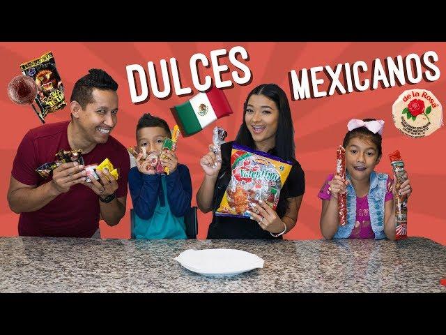 PROBANDO DULCES MEXICANOS POR PRIMERA VEZ | yesmin vanessa