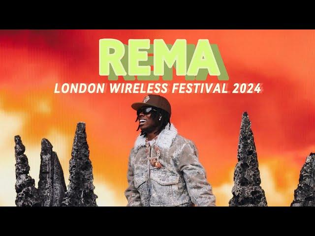 REMA shuts down his London Wireless Festival set | Joined on stage by Shallipopi, Darkoo, Zerry DL