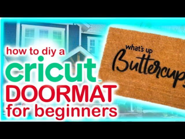 HOW TO MAKE A FRONT DOOR MAT WITH CRICUT FOR BEGINNERS | DIY Welcome Mat Outdoor | FlexSeal Tutorial