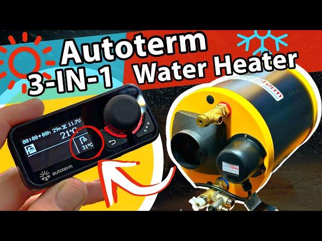 Autoterm CombiBOIL HOT WATER Heater | 3 in 1: Hot Air, hydronic and electric | Testing
