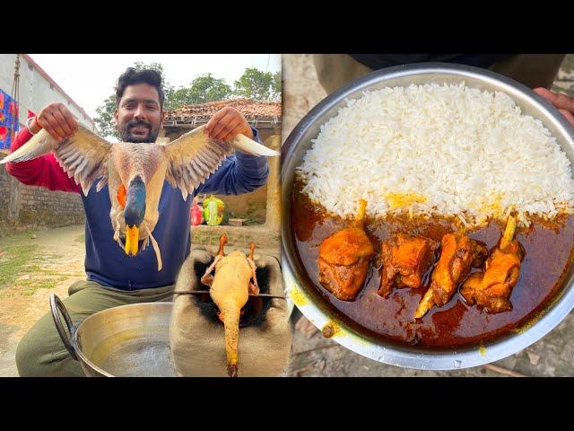 ठंड के मौसम में गर्मी की अहसास कराने वाली Duck Curry | स्वाद ऐसा कि पेट भरे मन नहीं | Hungry Diwakar