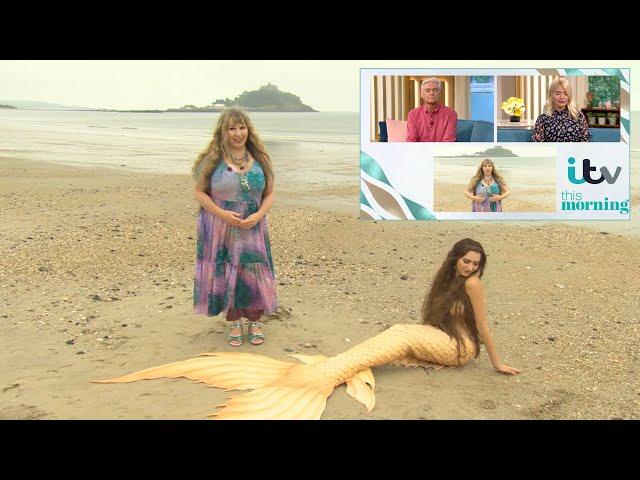 Mermaid Whisperer Karen Kay on ITV's This Morning - Mermaid Meditation with Holly & Phil