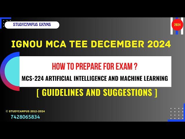 mcs 224 examination question analysis | artificial intelligence & machine learning  | for Dec-2024