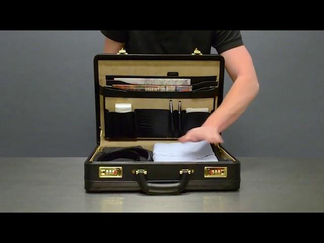 The Turner Leather Attache Briefcase for Men - The Real Leather Company