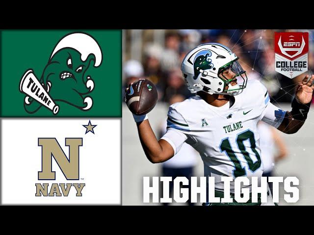 Tulane Green Wave vs. Navy Midshipmen | Full Game Highlights | ESPN College Football