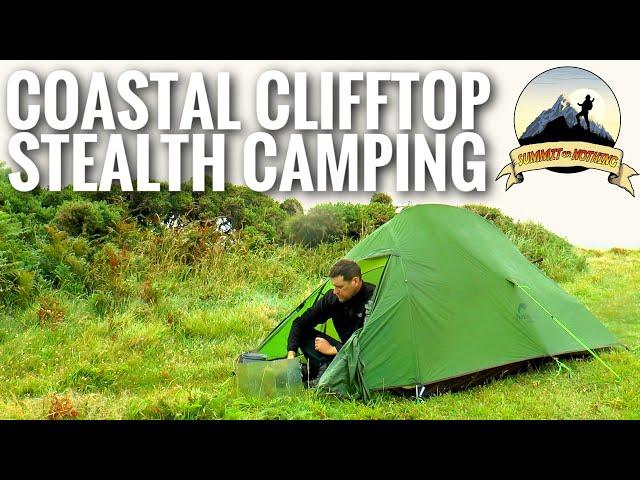 SOLO STEALTH WILD CAMPING UK (Coastal Clifftop Wild Camp and Hike)