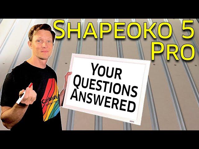 Q&A Session - Shapeoko 5 Pro - Video 5