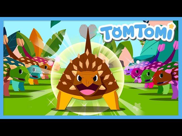 Ankylosaurus Song | Thump! Thump! | Dinosaur Song | Kids Song | TOMTOMI