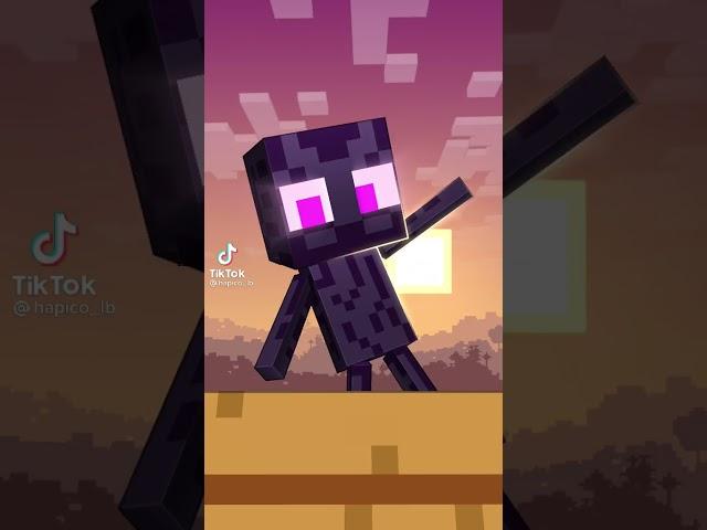 endermen's #shorts #minecraft #animation #enderman #golem #hapico (3)