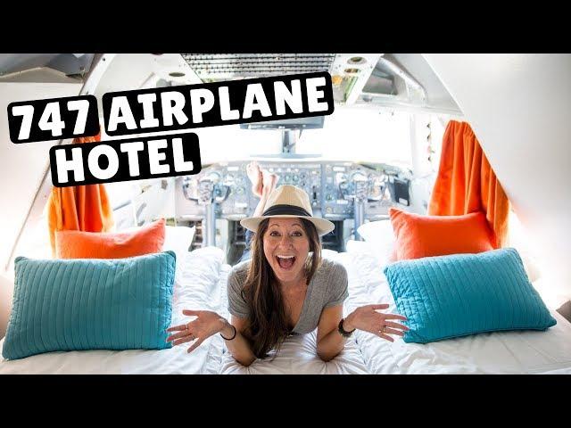 747 AIRPLANE - WORLD’S COOLEST HOTEL | Cockpit Suite Tour