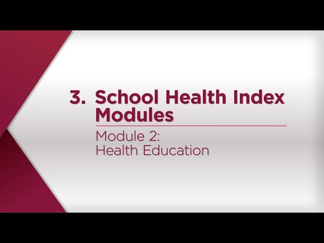 Module 2: Health Education