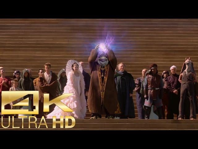 The Phantom Menace Ending Scene [4k UltraHD] - Star Wars: The Phantom Menace