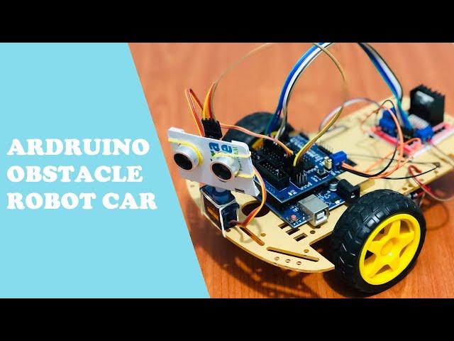 Arduino Robot Car | Obstacle Avoiding Robot Car 2WD with Ultrasonic sensor and L298N Module