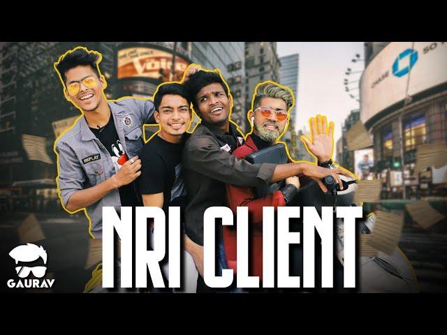 NRI Client || Gujrati Comedy Video - Kaminey Frendzz