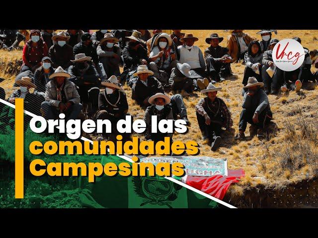 Origen de las comunidades Campesinas | Víctor Raúl Cárdenas Gonzales