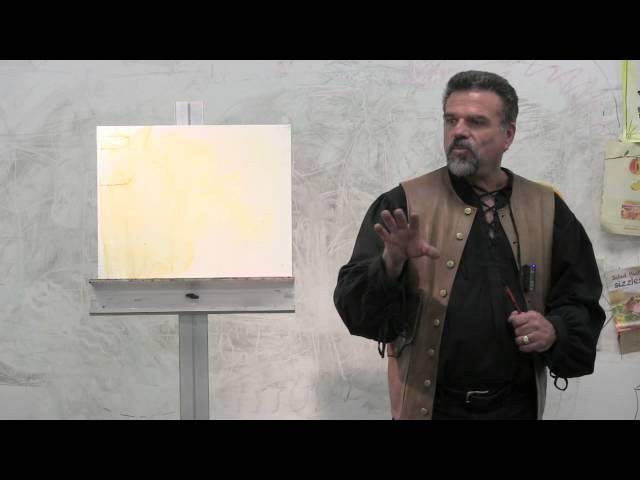 Golden Mean Revisited Plein Air National Park Artist Stefan Baumann